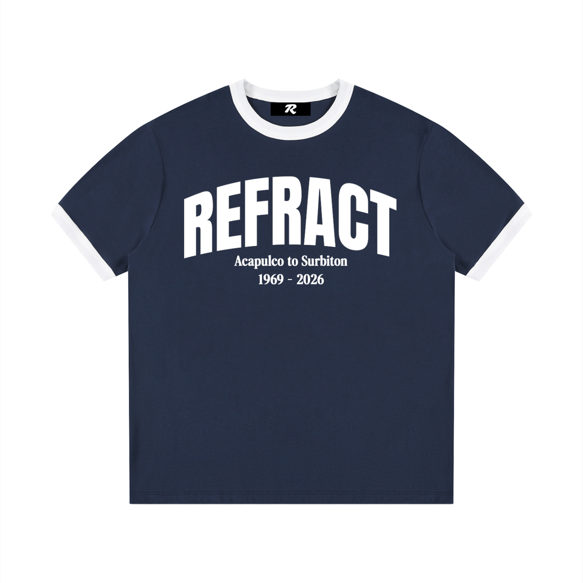 Women's SRFC Refract Contrast Ribbed Crewneck Tee